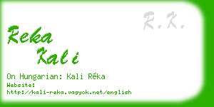 reka kali business card